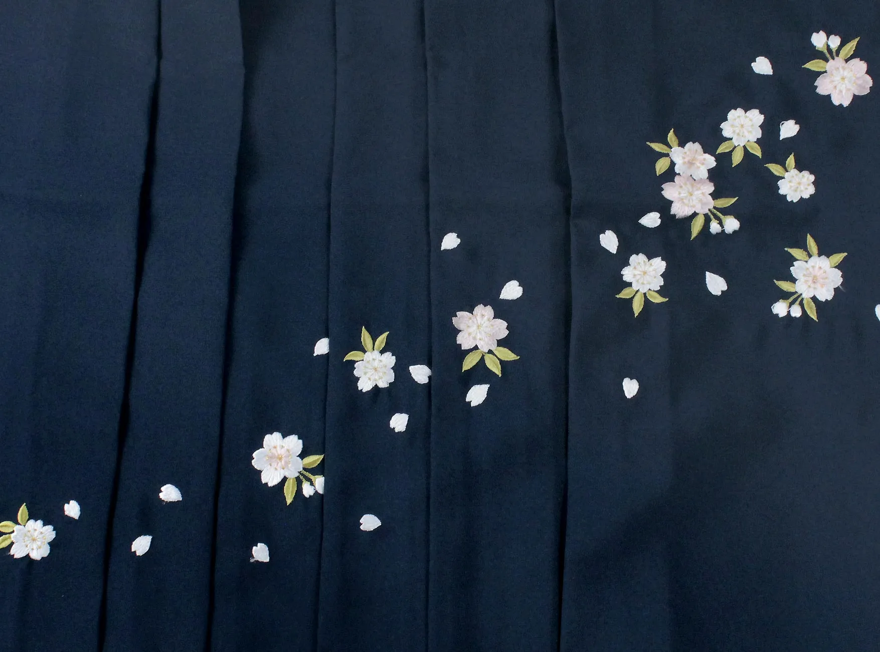 Women's Hakama Skirt Cherry Blossom Embroidery, Hakama Only