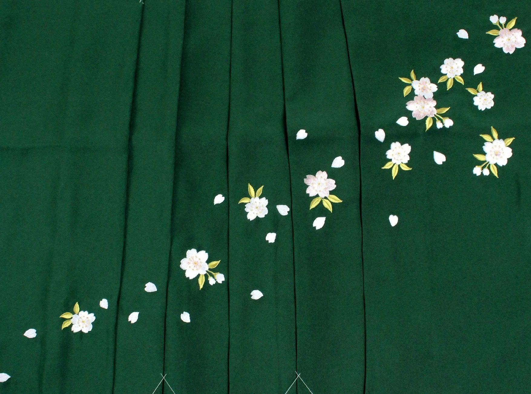 Women's Hakama Skirt Cherry Blossom Embroidery, Hakama Only
